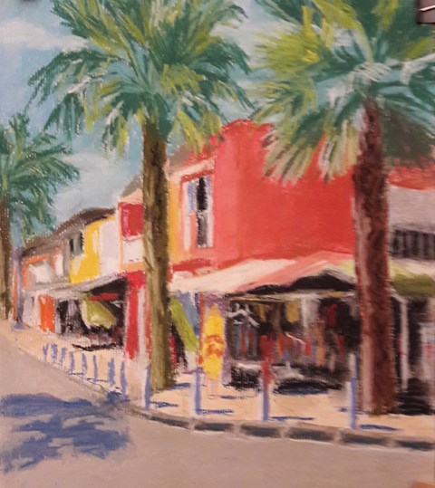 une rue à Bouillante Guadeloupe